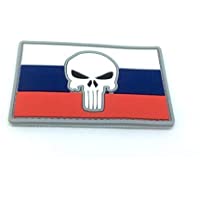 Parche de PVC para airsoft y paintball- diseño de bandera de Rusia